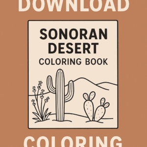 Sonoran Desert Coloring Book - Digital Download