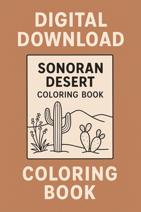 Sonoran Desert Coloring Book - Digital Download