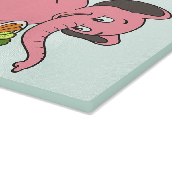 Preppin'  with Pinky    Retro Elephant Glass Cutting Board in Two Sizes - Image 6