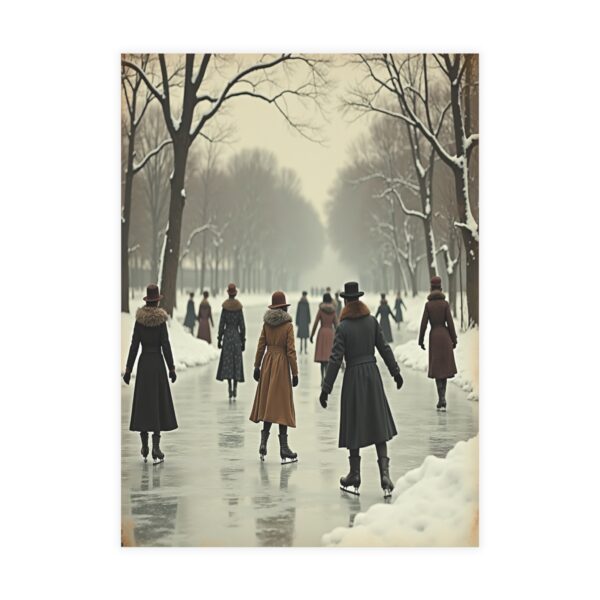 🧤Whispers of Winter - Skaters of Yesteryear - Image 2