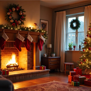 Cozy Christmas Scene