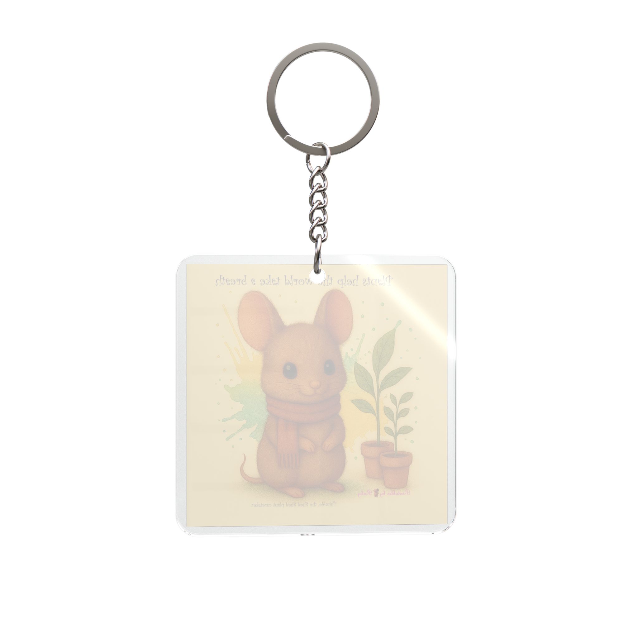 Thimble & Plants keyring - Image 2